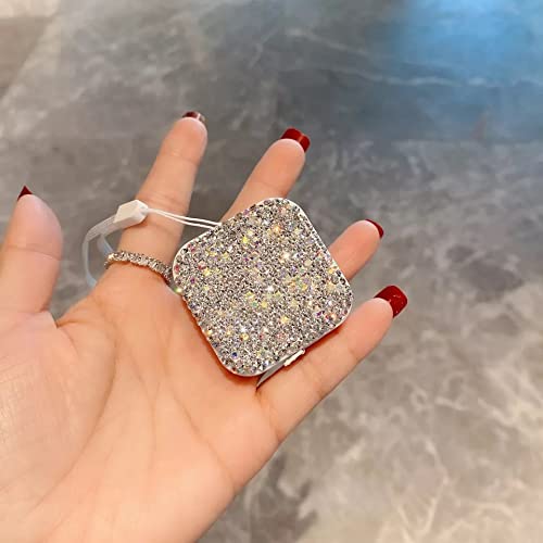 Bling Dazzling Rhinestone Tape Measure Retractable Travel Mini Flexible Measuring Tape Ruler for Fabric, Clothing