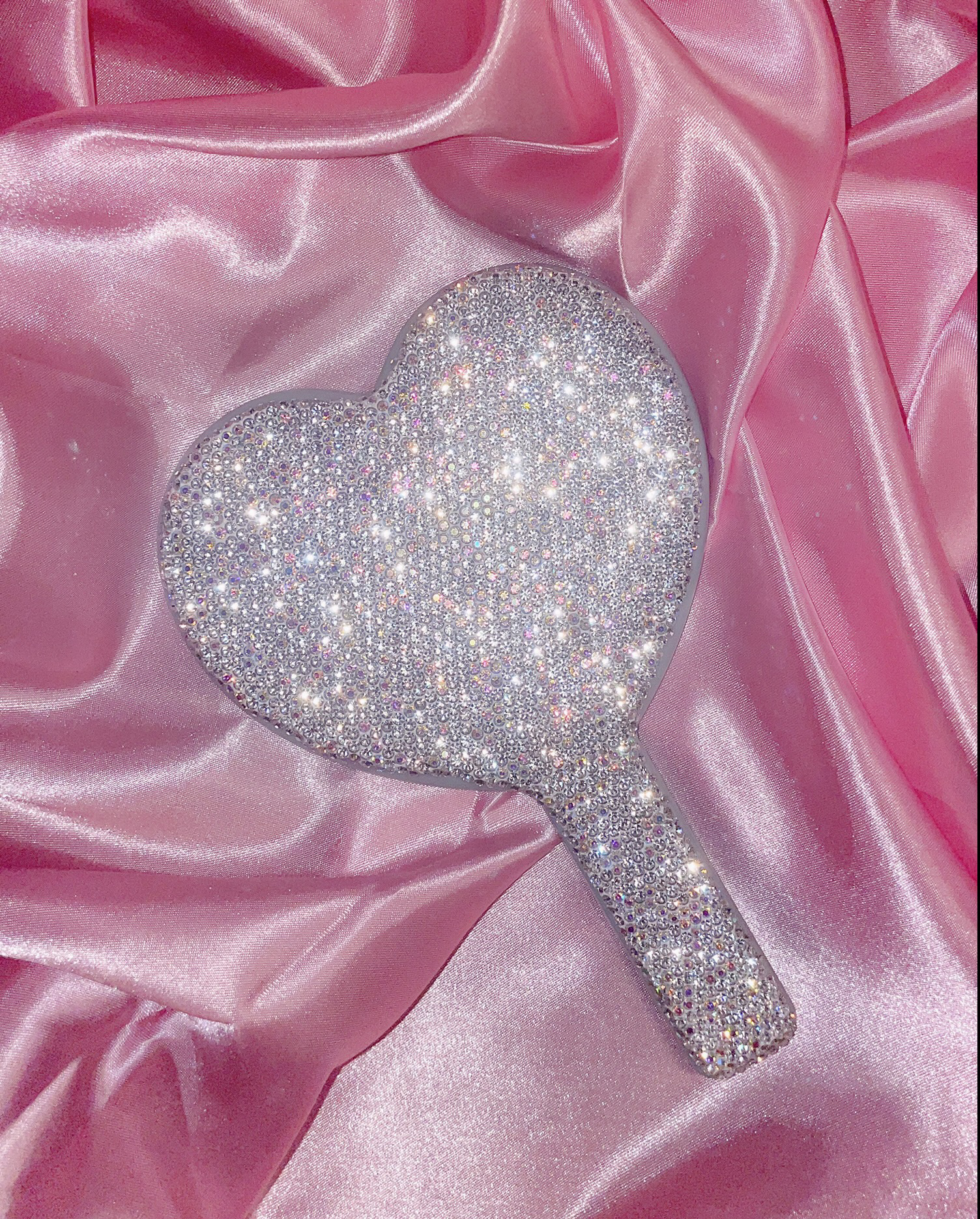 NWT Sparkling Swarovski Bling Crystal Rhinestone Hand Mirror Amazon.com: Bestbling Rhinestone Hand Mirror - Bling Mirror  main image 3