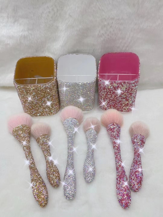Bling Sparkle Makeup Brush Holder