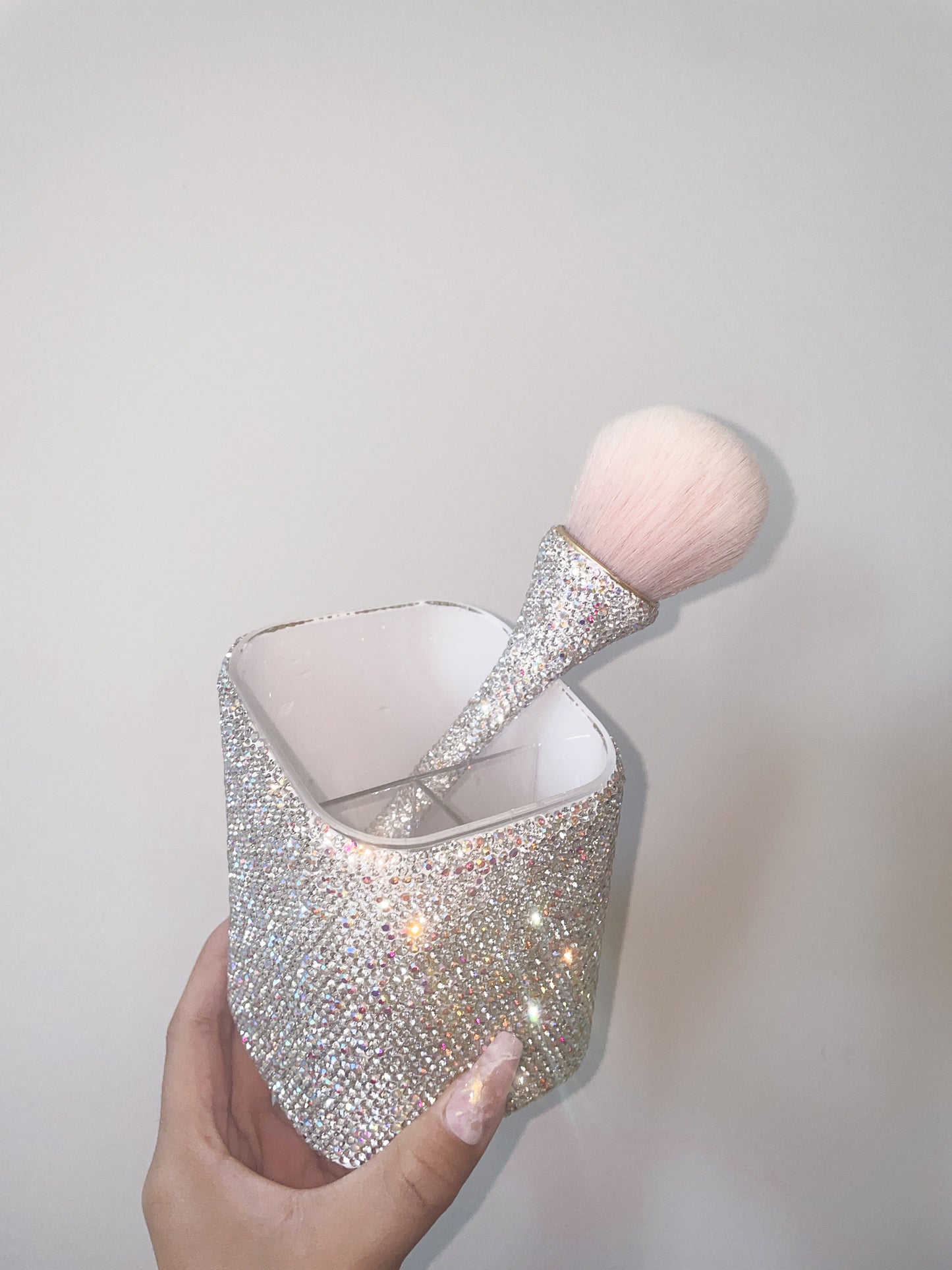 Bling Makeup Brush and Holder SET