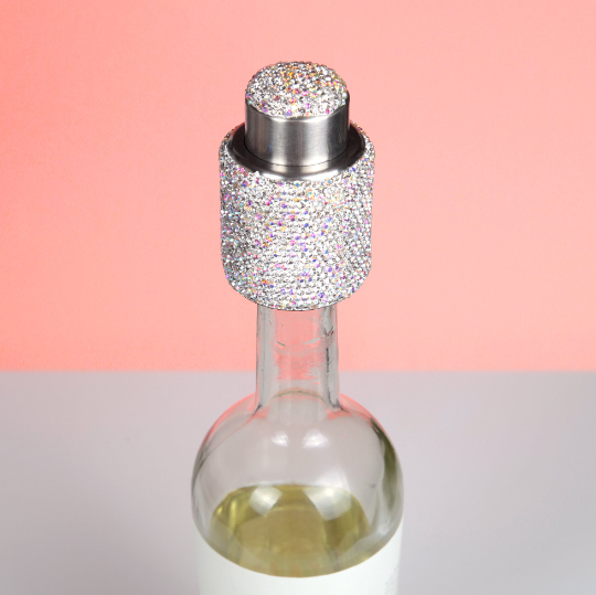 Rhinestone Wine Bottle Stopper