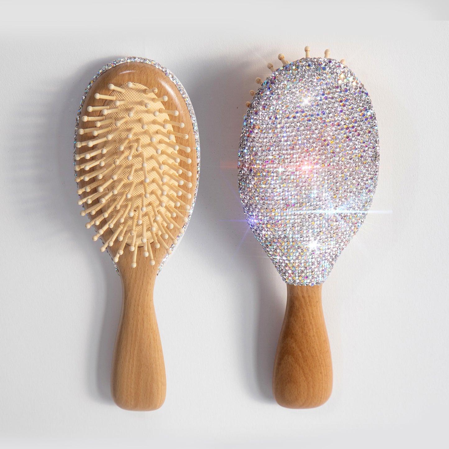 Bling Wooden Hair Brush