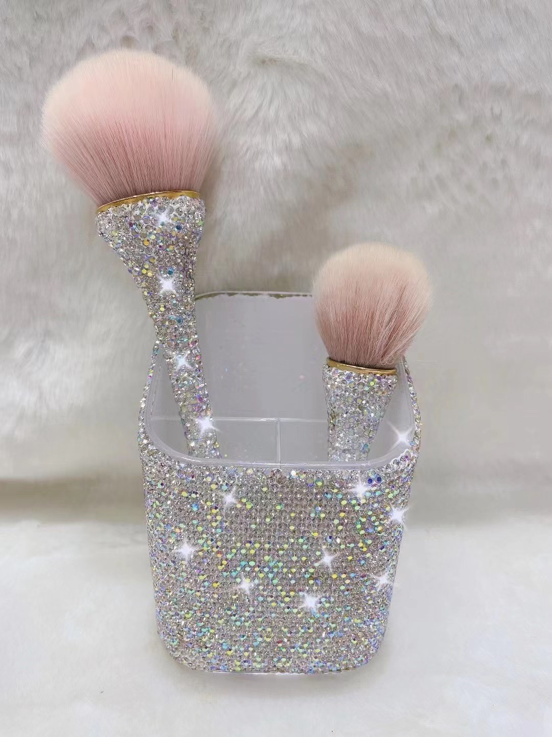 Bling Sparkle Makeup Brush Holder