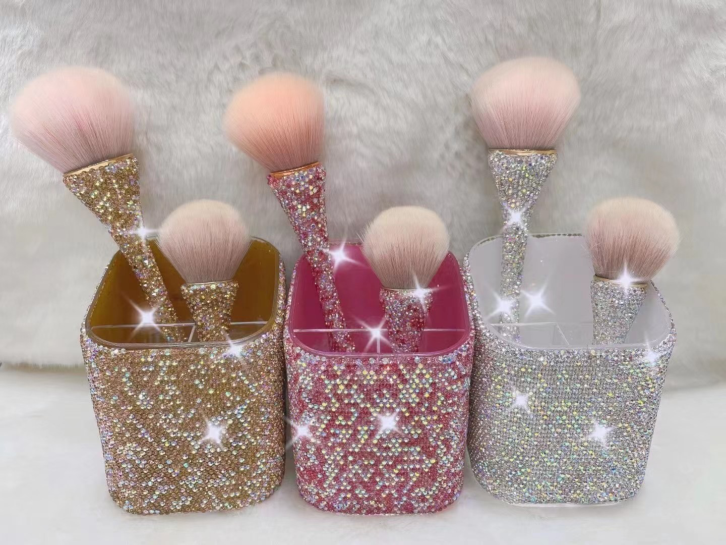 Bling Sparkle Makeup Brush Holder