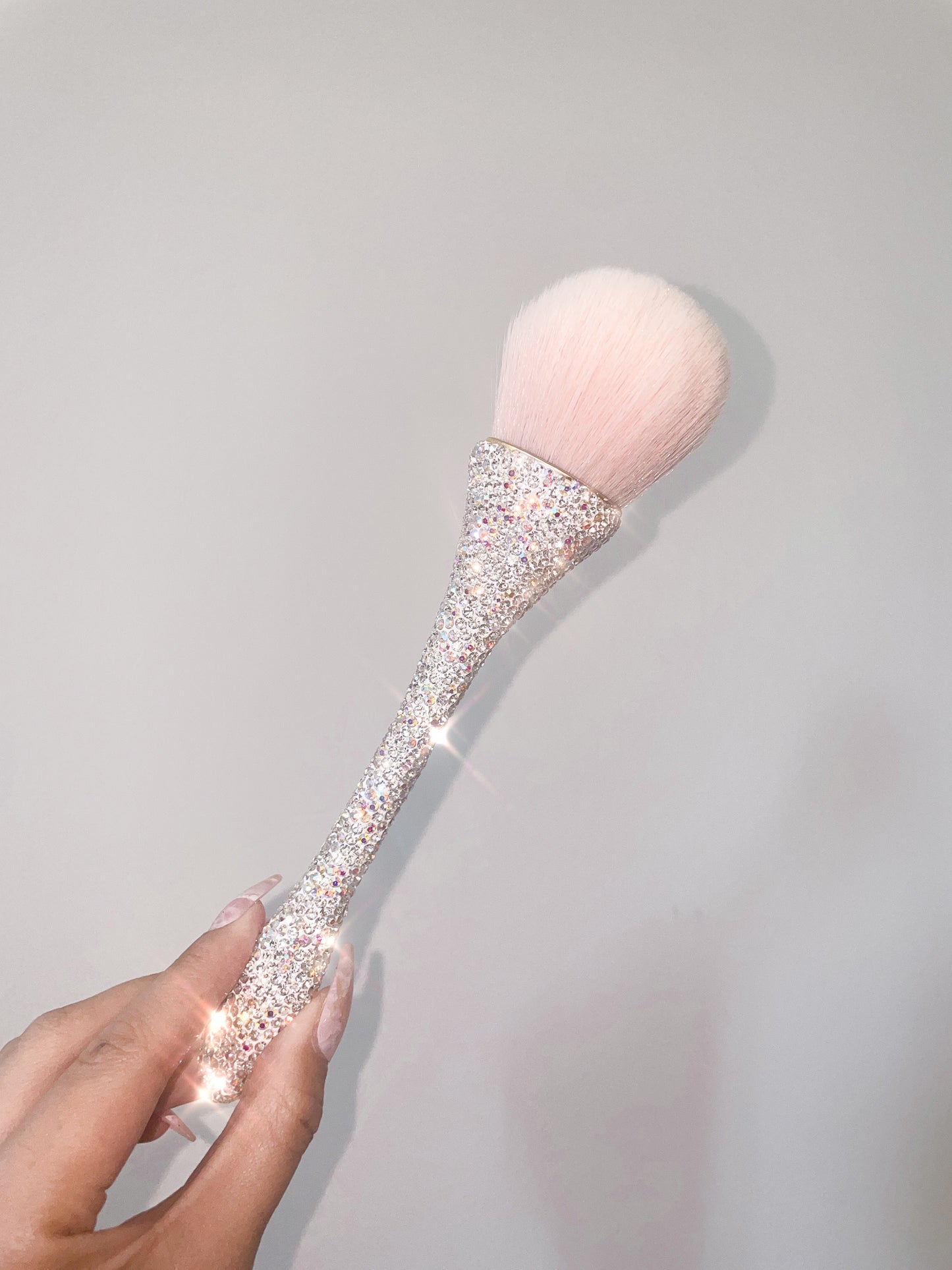 Bling Dazzling Rhinestone Powder Foundation Blush Synthetic Professional Makeup Brush