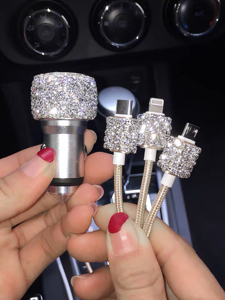 Diamond 3-in-1 USB Phone Charger