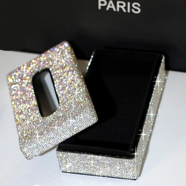Rhinestone Studded Tissue Case