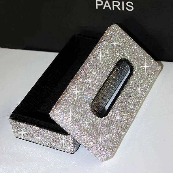 Rhinestone Studded Tissue Case