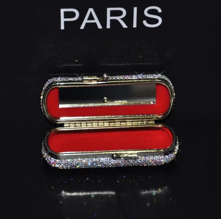 Bling Lipstick Case with Mirror