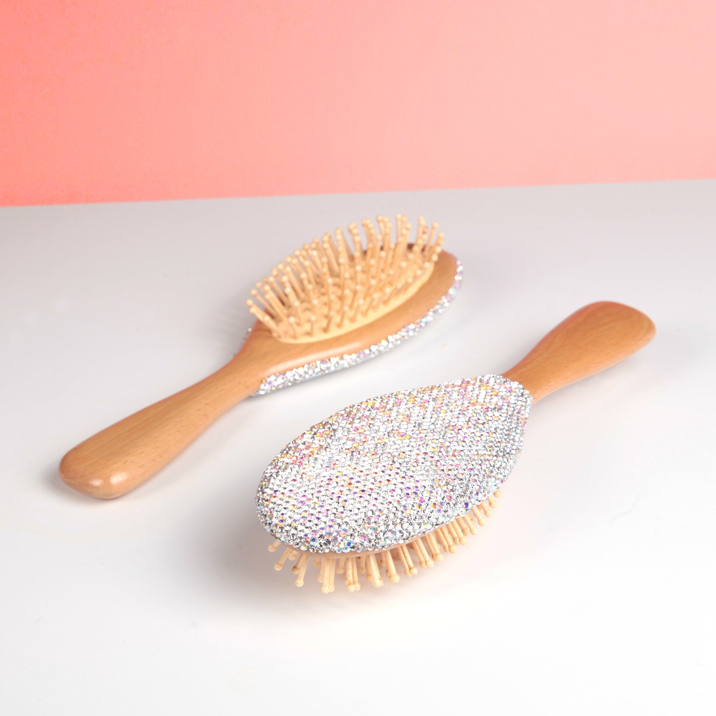 Bling Wooden Hair Brush