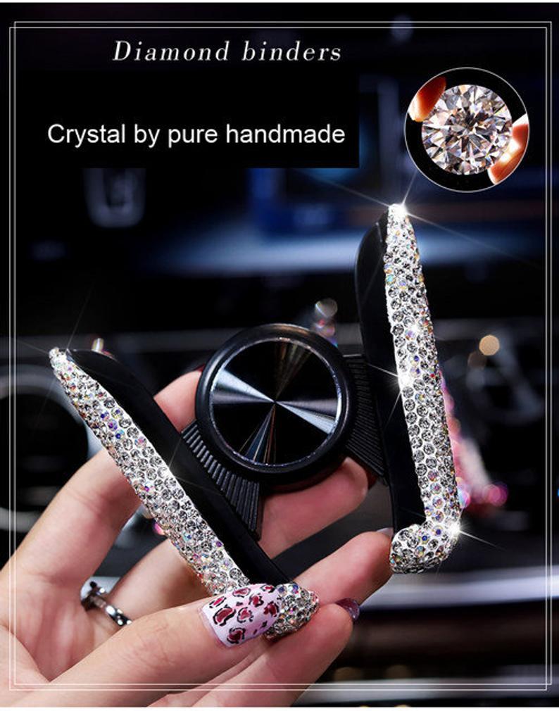 Crystal Pillars Car Mobile Phone Holder (Universal: Iphone & Android)